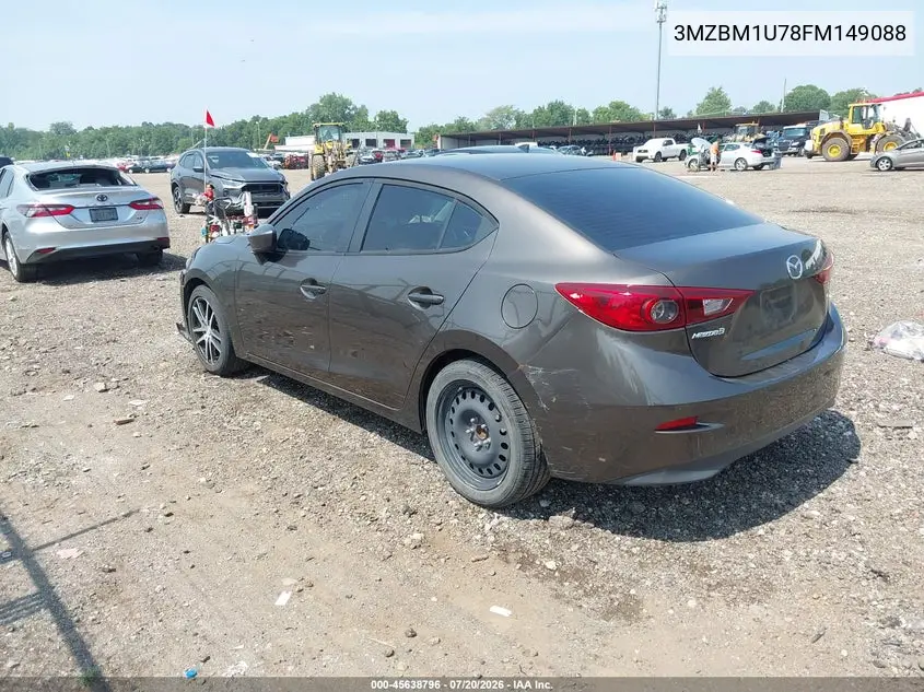 2015 Mazda Mazda3 I Sport VIN: 3MZBM1U78FM149088 Lot: 45638796