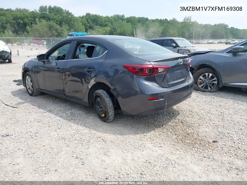 2015 Mazda Mazda3 I Touring VIN: 3MZBM1V7XFM169308 Lot: 45664989