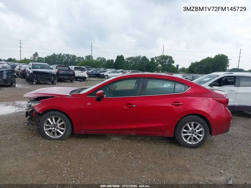 2015 Mazda Mazda3 I Touring VIN: 3MZBM1V72FM145729 Lot: 45679688