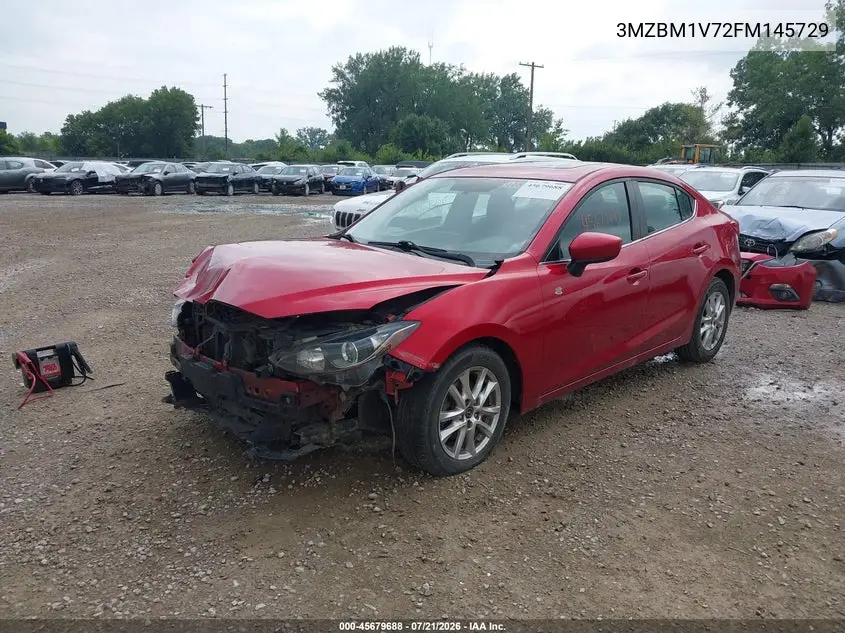 2015 Mazda Mazda3 I Touring VIN: 3MZBM1V72FM145729 Lot: 45679688