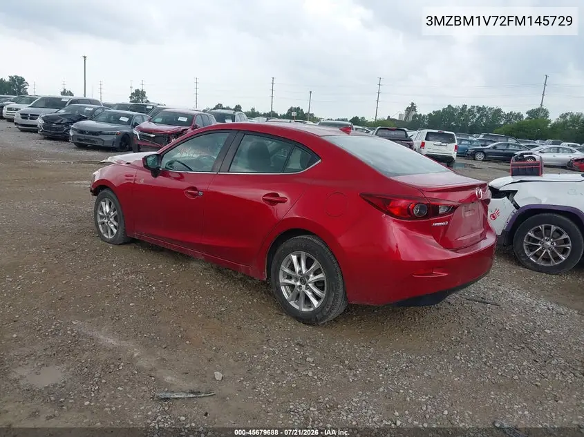 2015 Mazda Mazda3 I Touring VIN: 3MZBM1V72FM145729 Lot: 45679688