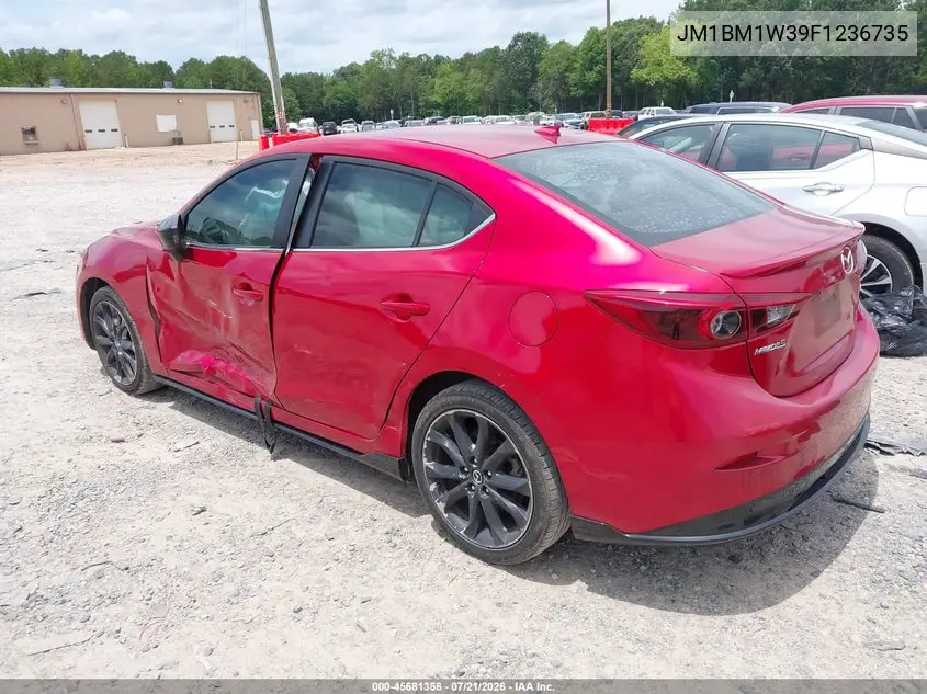 2015 Mazda Mazda3 S Grand Touring VIN: JM1BM1W39F1236735 Lot: 45681358