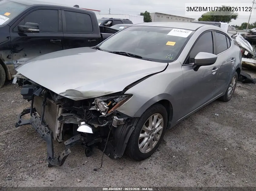 2016 Mazda Mazda3 I Sport VIN: 3MZBM1U73GM261122 Lot: 45438282