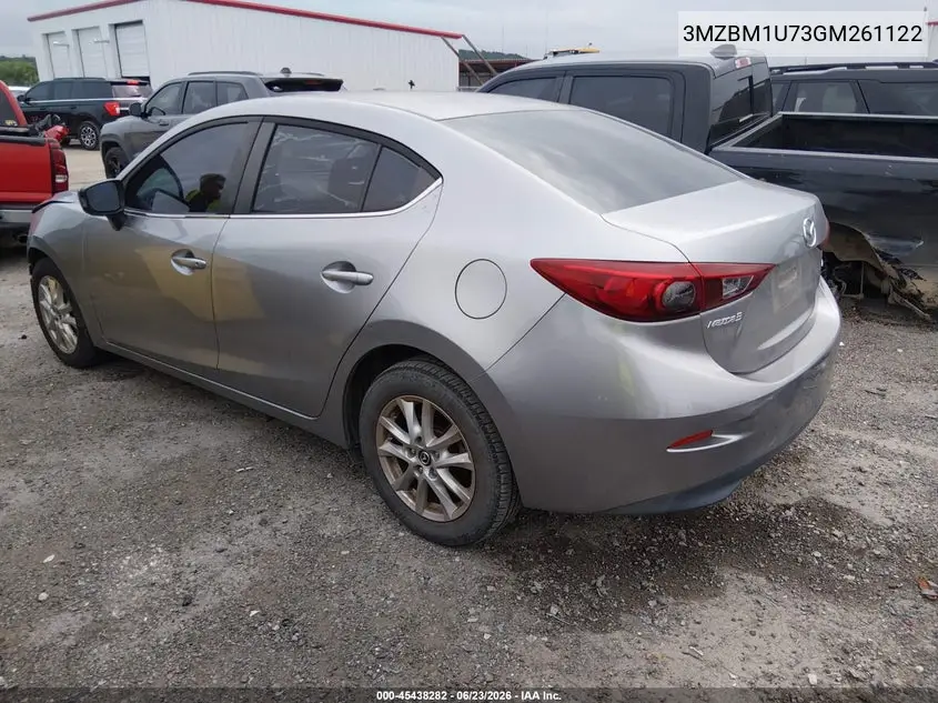 2016 Mazda Mazda3 I Sport VIN: 3MZBM1U73GM261122 Lot: 45438282