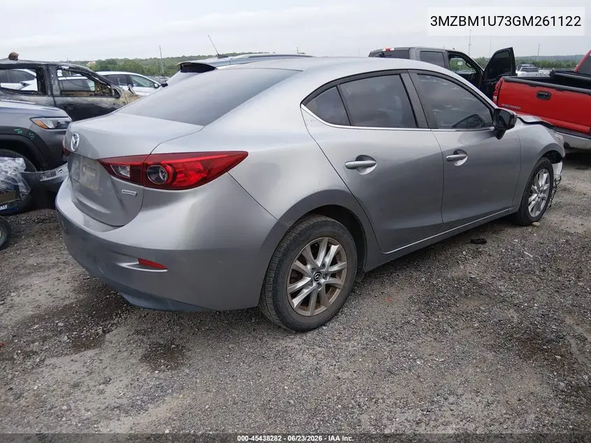 2016 Mazda Mazda3 I Sport VIN: 3MZBM1U73GM261122 Lot: 45438282