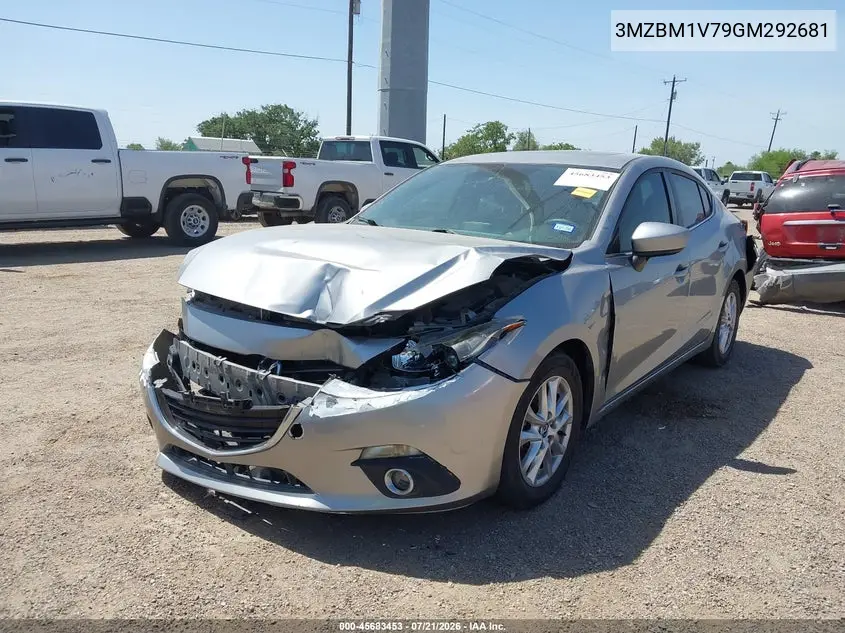 2016 Mazda Mazda3 I Touring VIN: 3MZBM1V79GM292681 Lot: 45683453