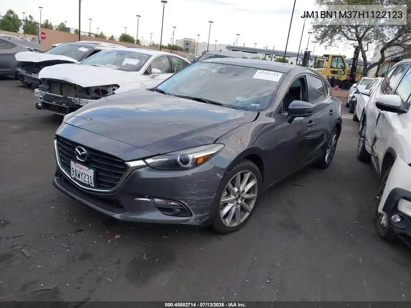 2017 Mazda Mazda3 Grand Touring VIN: JM1BN1M37H1122123 Lot: 45582714