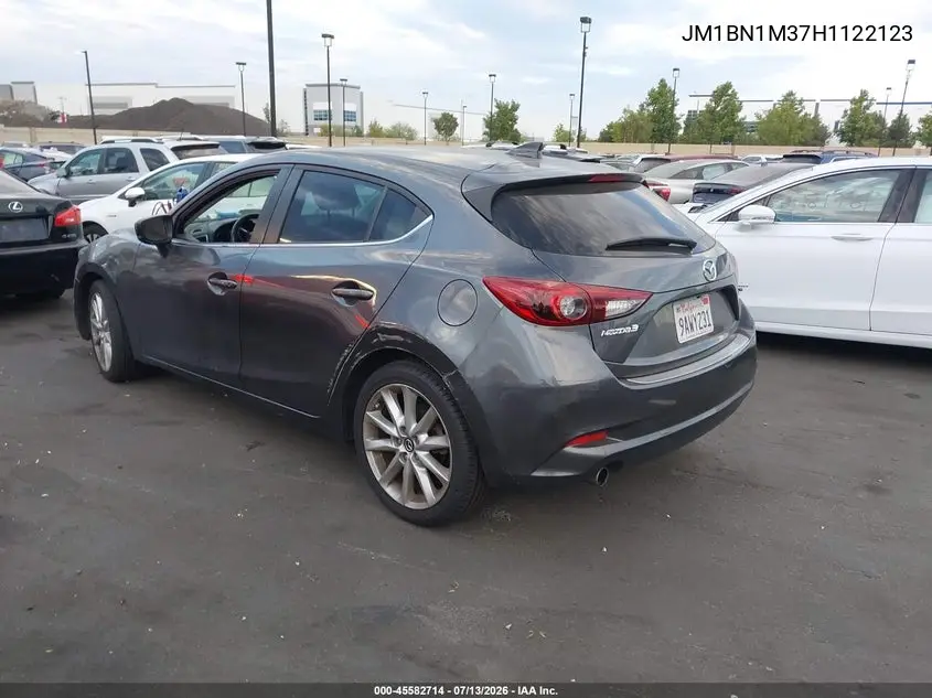 2017 Mazda Mazda3 Grand Touring VIN: JM1BN1M37H1122123 Lot: 45582714
