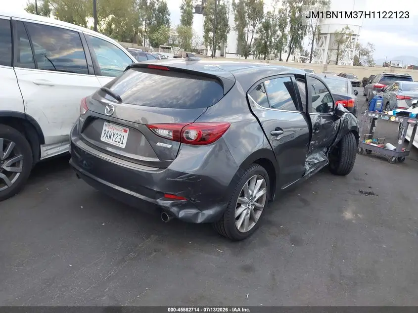 2017 Mazda Mazda3 Grand Touring VIN: JM1BN1M37H1122123 Lot: 45582714