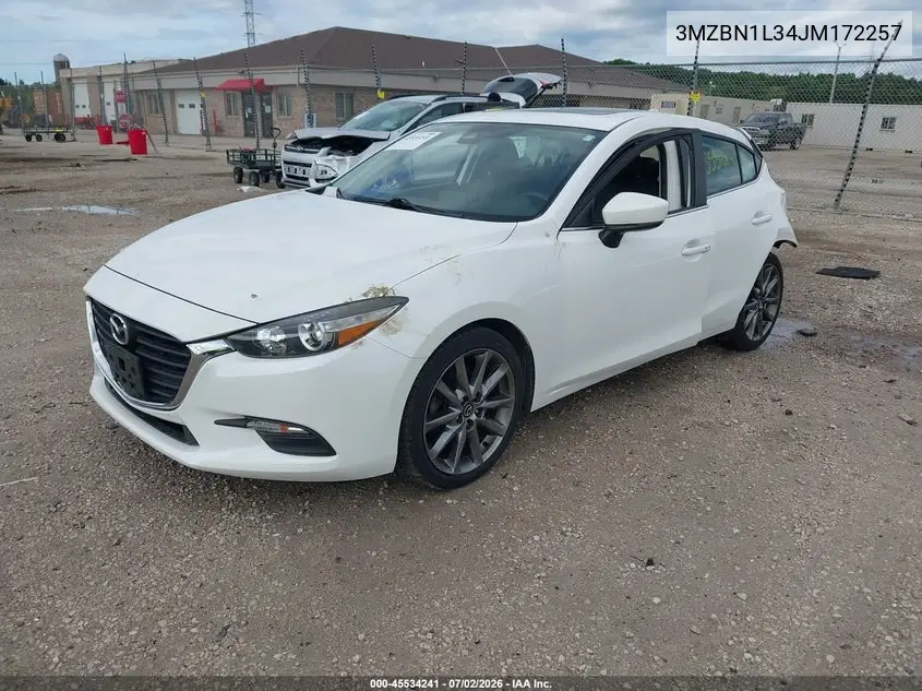2018 Mazda Mazda3 Touring VIN: 3MZBN1L34JM172257 Lot: 45534241