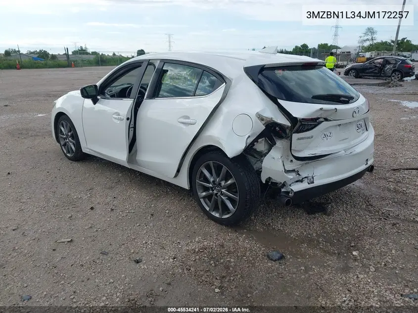 2018 Mazda Mazda3 Touring VIN: 3MZBN1L34JM172257 Lot: 45534241