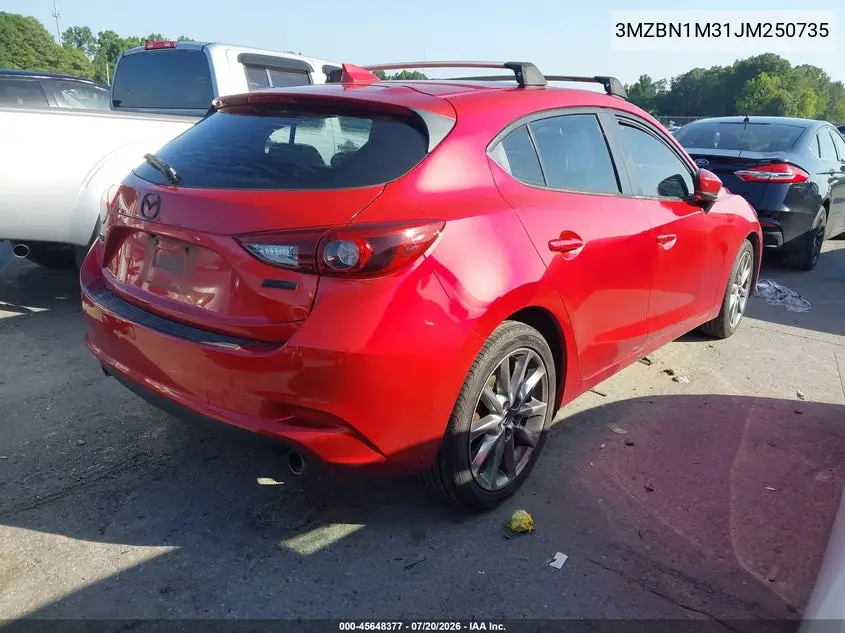 2018 Mazda Mazda3 Grand Touring VIN: 3MZBN1M31JM250735 Lot: 45648377