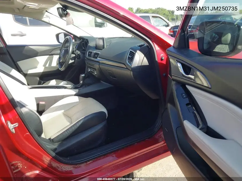 2018 Mazda Mazda3 Grand Touring VIN: 3MZBN1M31JM250735 Lot: 45648377