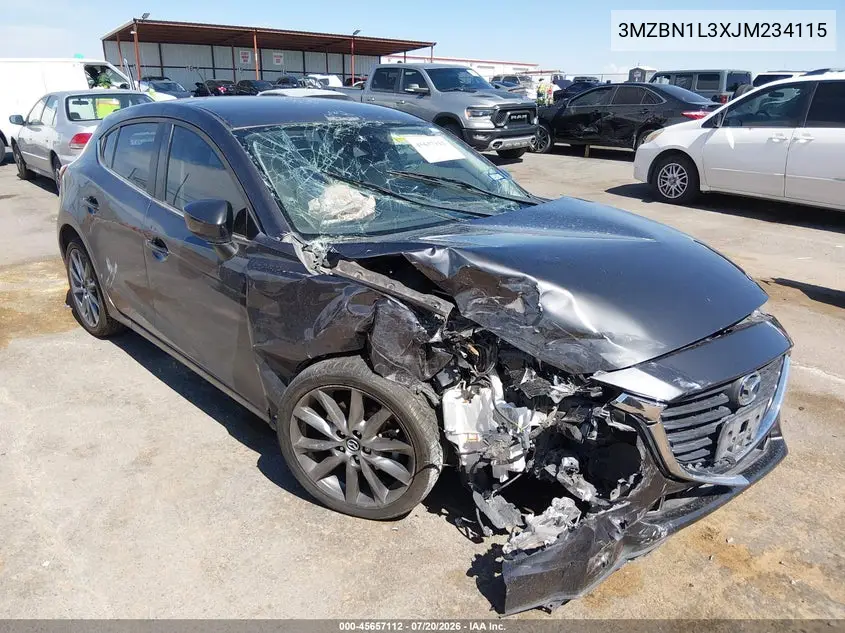 2018 Mazda Mazda3 Touring VIN: 3MZBN1L3XJM234115 Lot: 45657112