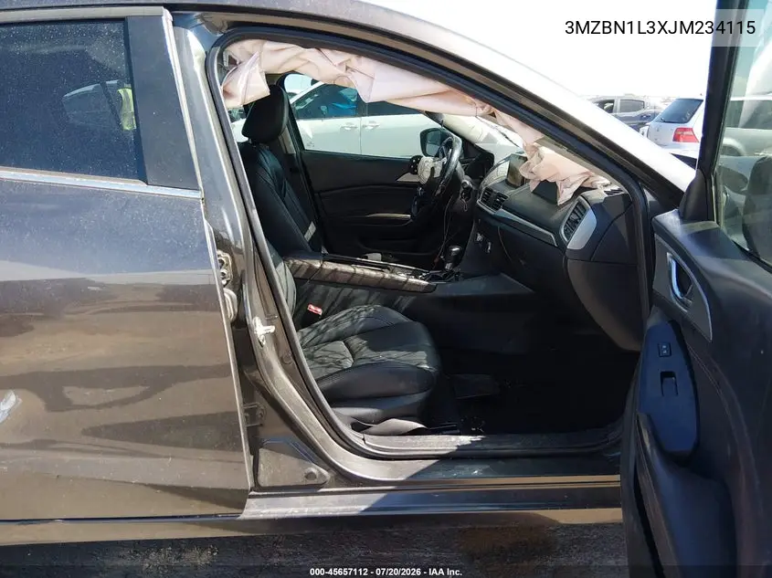 2018 Mazda Mazda3 Touring VIN: 3MZBN1L3XJM234115 Lot: 45657112