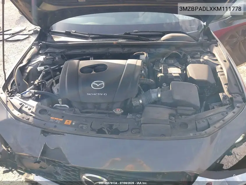 2019 Mazda Mazda3 Preferred Package VIN: 3MZBPADLXKM111778 Lot: 45576134