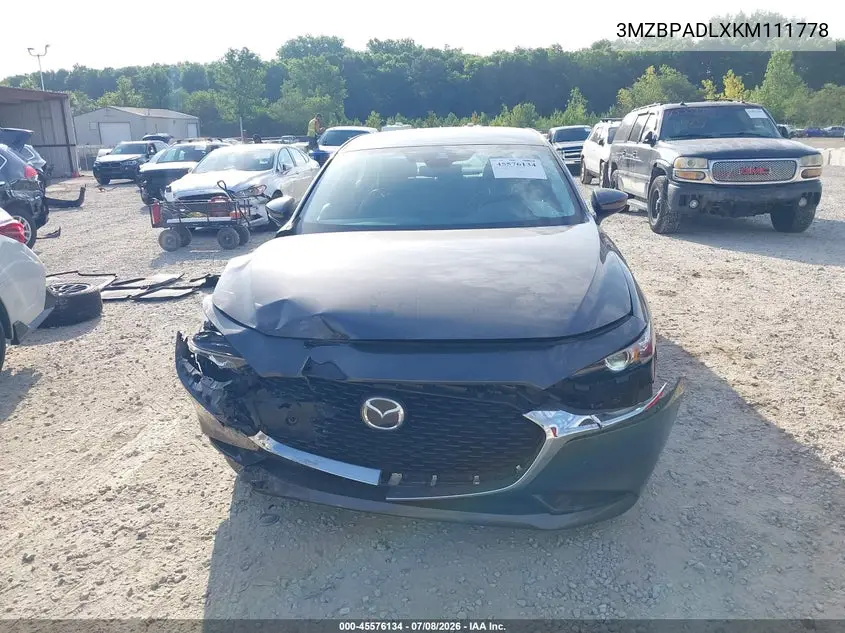 2019 Mazda Mazda3 Preferred Package VIN: 3MZBPADLXKM111778 Lot: 45576134