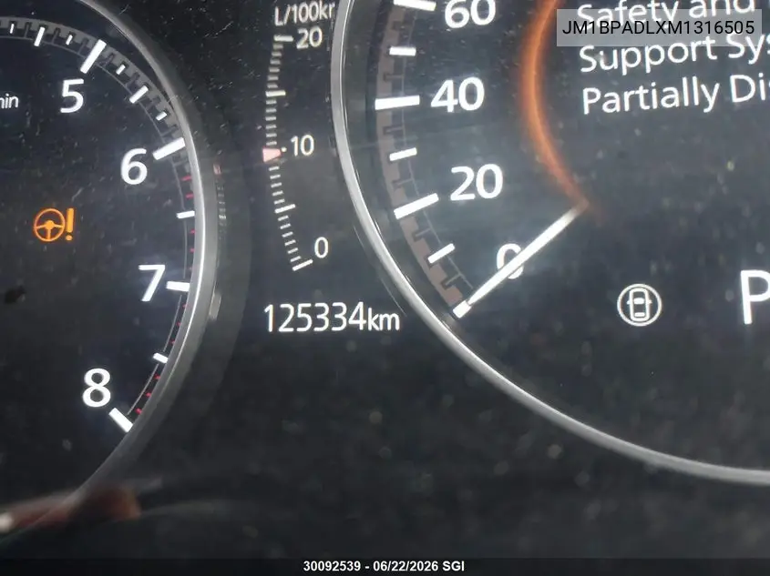 2021 Mazda 3 Premium VIN: JM1BPADLXM1316505 Lot: 30092539