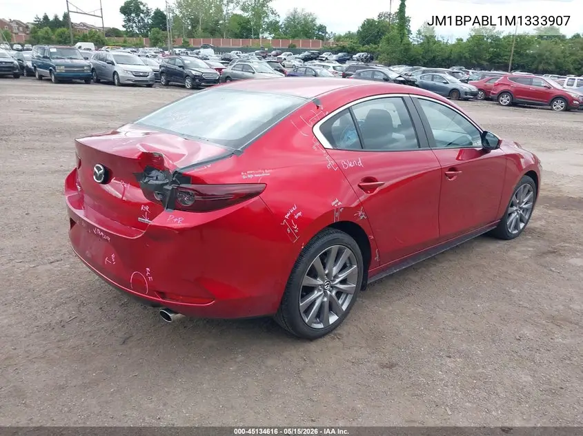 2021 Mazda Mazda3 Select VIN: JM1BPABL1M1333907 Lot: 45134616