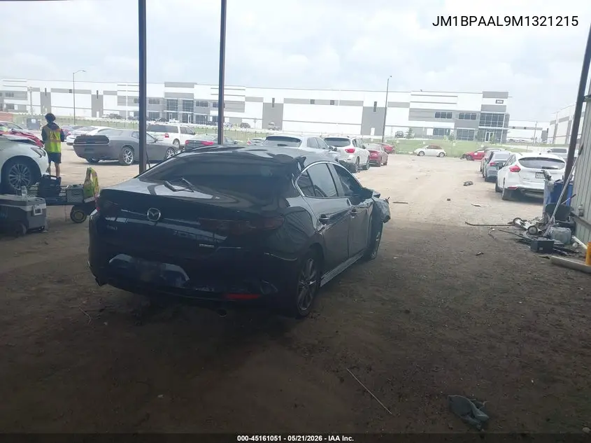 2021 Mazda Mazda3 VIN: JM1BPAAL9M1321215 Lot: 45161051