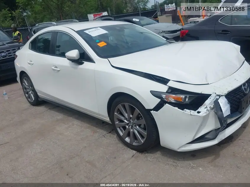 2021 Mazda Mazda3 Select VIN: JM1BPABL7M1330588 Lot: 45434391