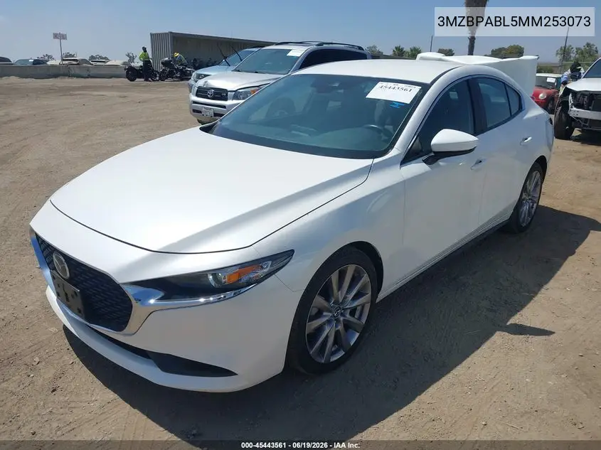 2021 Mazda Mazda3 Select VIN: 3MZBPABL5MM253073 Lot: 45443561