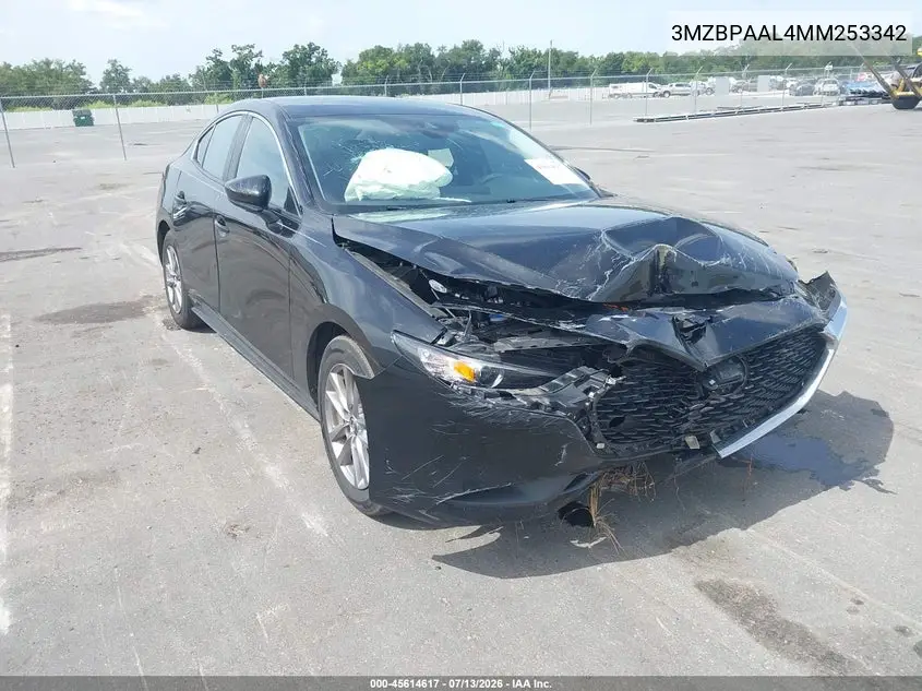 2021 Mazda Mazda3 2.5 S VIN: 3MZBPAAL4MM253342 Lot: 45614617