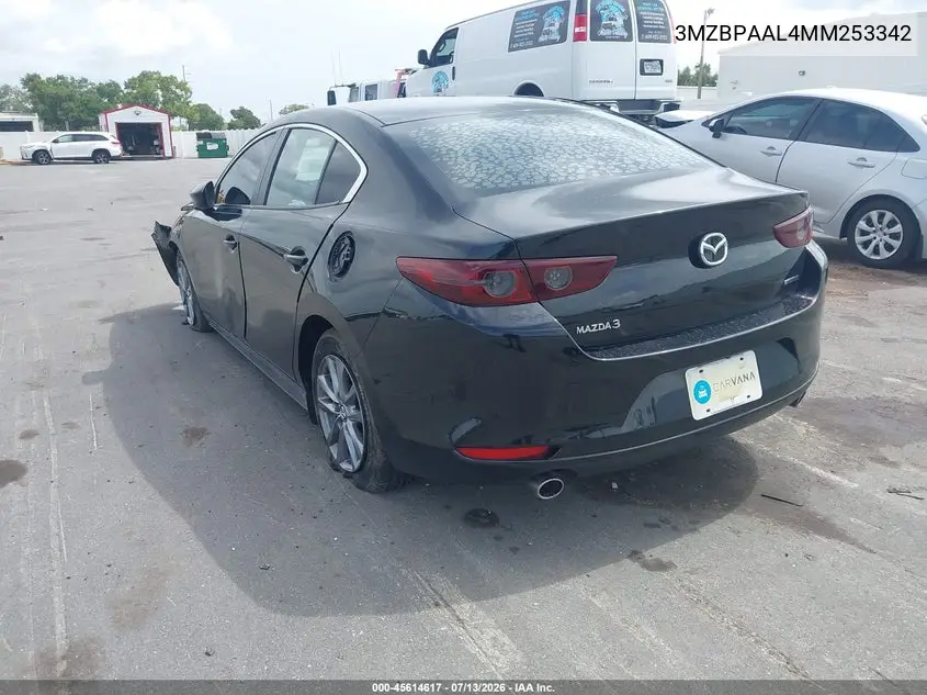 2021 Mazda Mazda3 2.5 S VIN: 3MZBPAAL4MM253342 Lot: 45614617