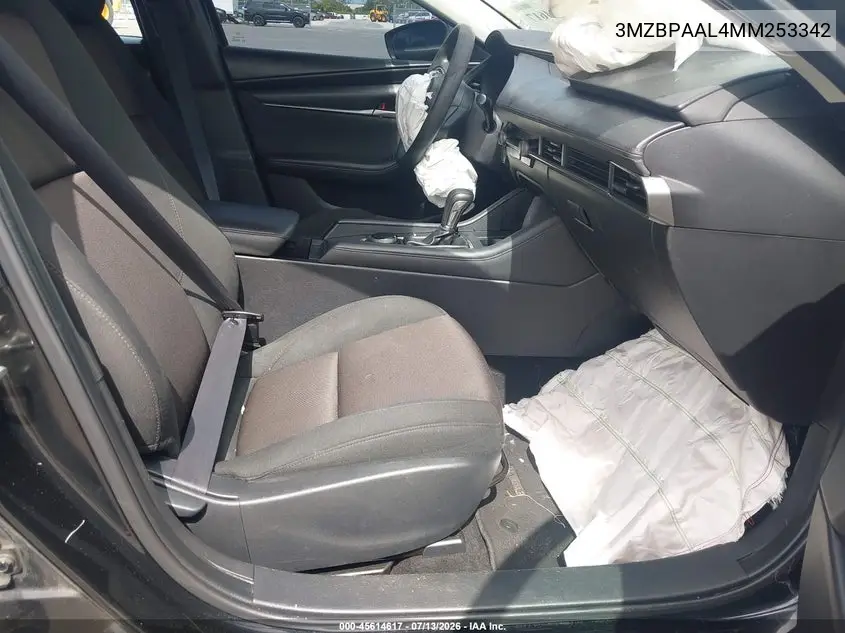 2021 Mazda Mazda3 2.5 S VIN: 3MZBPAAL4MM253342 Lot: 45614617