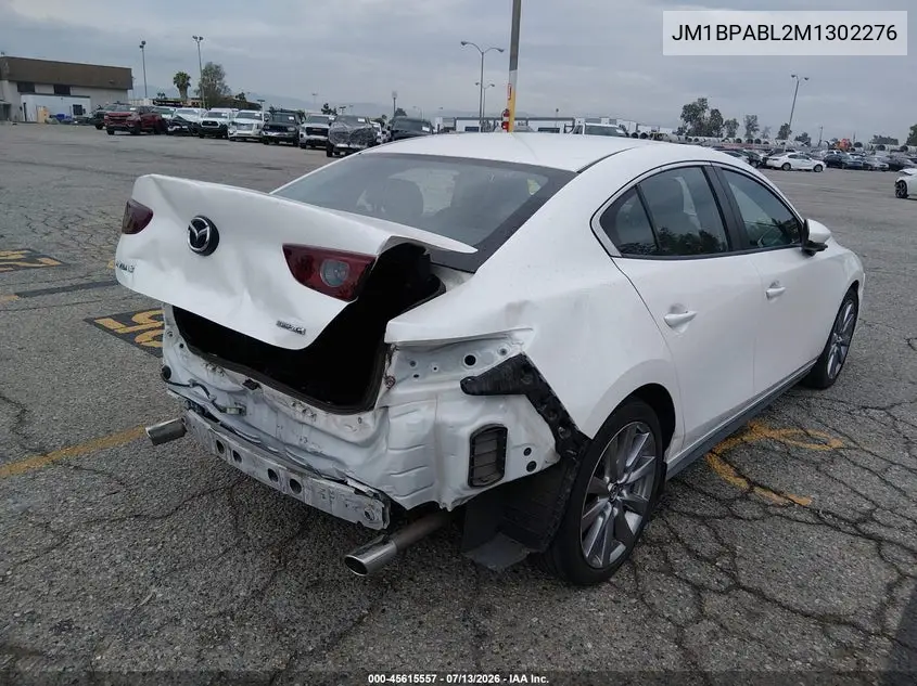 2021 Mazda Mazda3 Select VIN: JM1BPABL2M1302276 Lot: 45615557