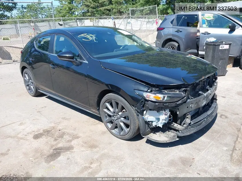 2021 Mazda Mazda3 Select VIN: JM1BPAKL8M1337503 Lot: 45622216