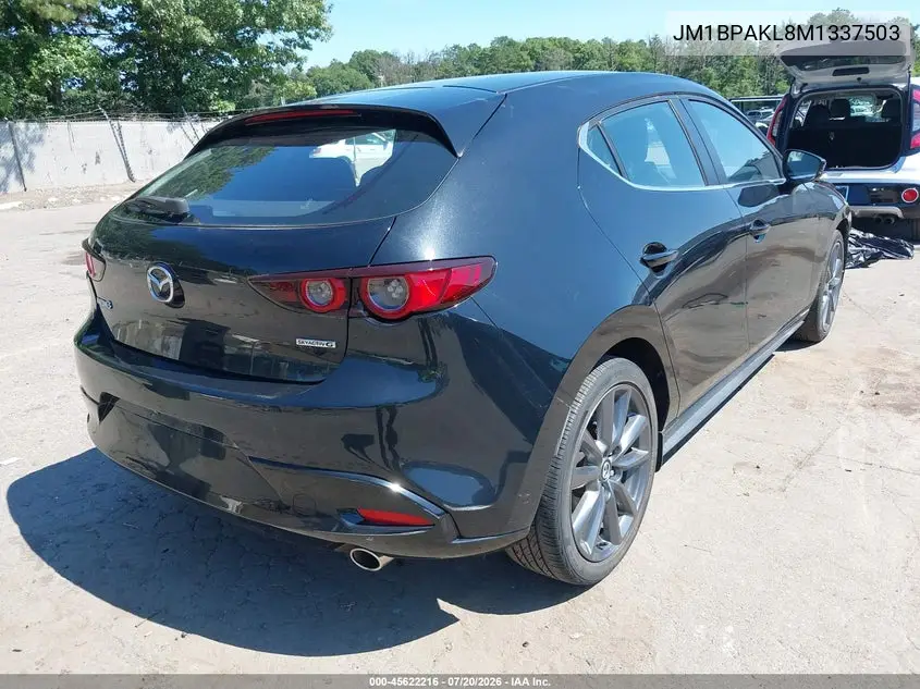 2021 Mazda Mazda3 Select VIN: JM1BPAKL8M1337503 Lot: 45622216
