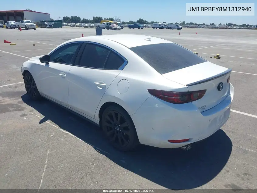 2021 Mazda Mazda3 2.5 Turbo Premium Plus VIN: JM1BPBEY8M1312940 Lot: 45638161
