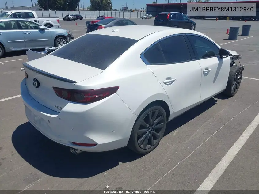 2021 Mazda Mazda3 2.5 Turbo Premium Plus VIN: JM1BPBEY8M1312940 Lot: 45638161