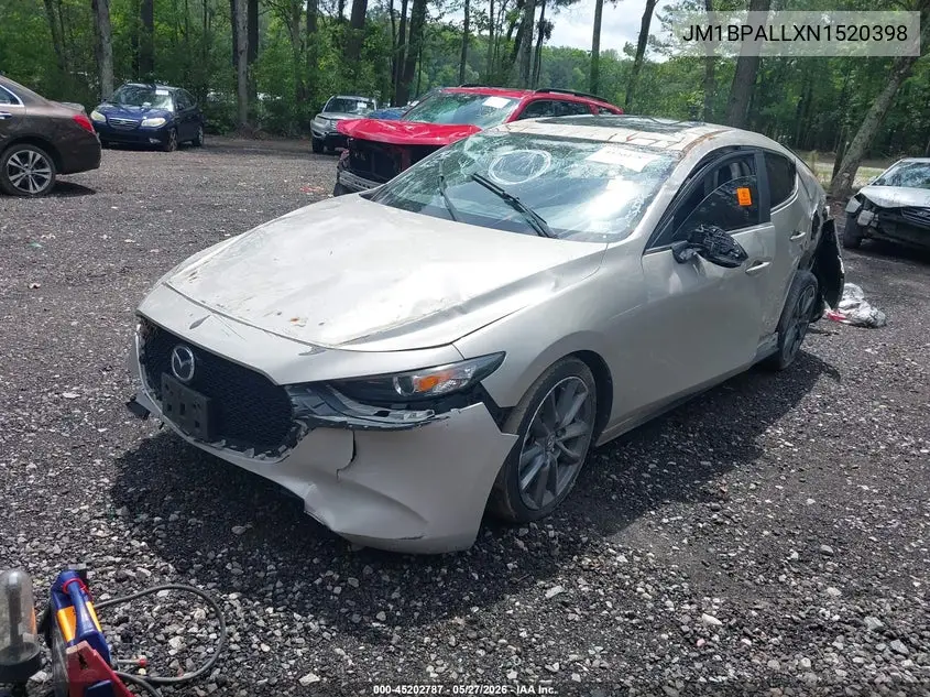 2022 Mazda Mazda3 Preferred VIN: JM1BPALLXN1520398 Lot: 45202787