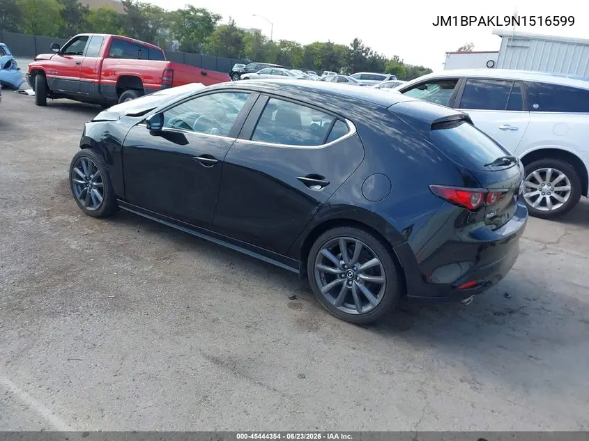 2022 Mazda Mazda3 Select VIN: JM1BPAKL9N1516599 Lot: 45444354
