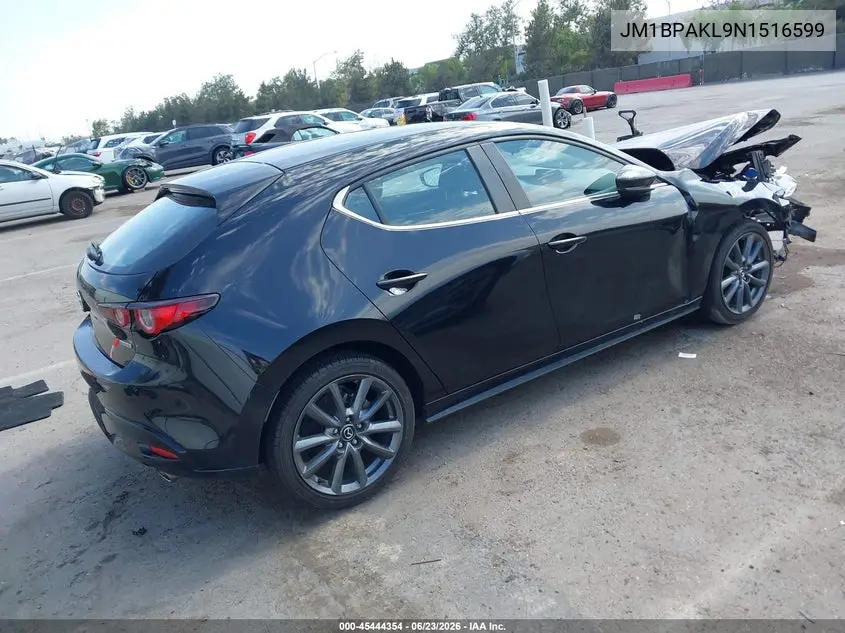2022 Mazda Mazda3 Select VIN: JM1BPAKL9N1516599 Lot: 45444354