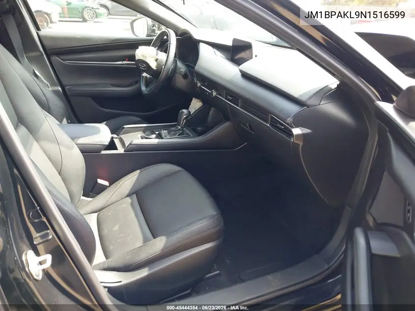 2022 Mazda Mazda3 Select VIN: JM1BPAKL9N1516599 Lot: 45444354