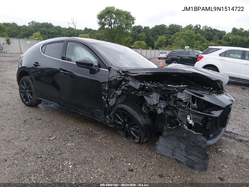 2022 Mazda Mazda3 Premium VIN: JM1BPAML9N1514722 Lot: 45461497