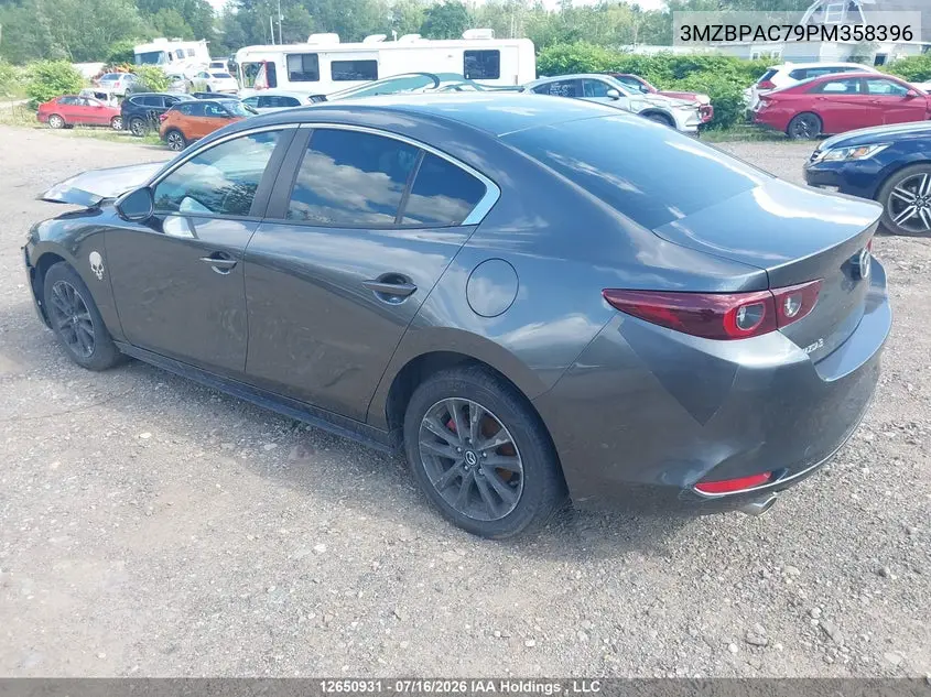 2023 Mazda Mazda3 Gs VIN: 3MZBPAC79PM358396 Lot: 12650931