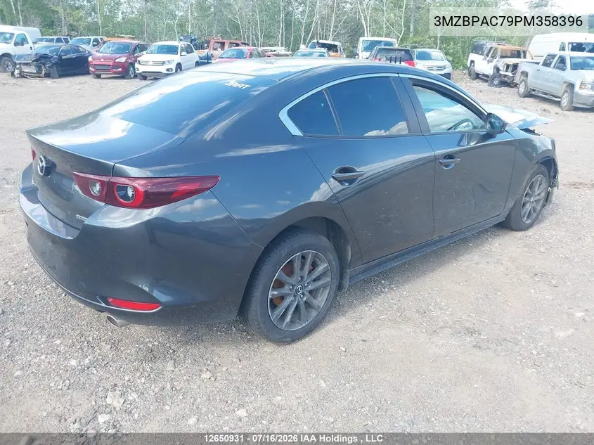 2023 Mazda Mazda3 Gs VIN: 3MZBPAC79PM358396 Lot: 12650931