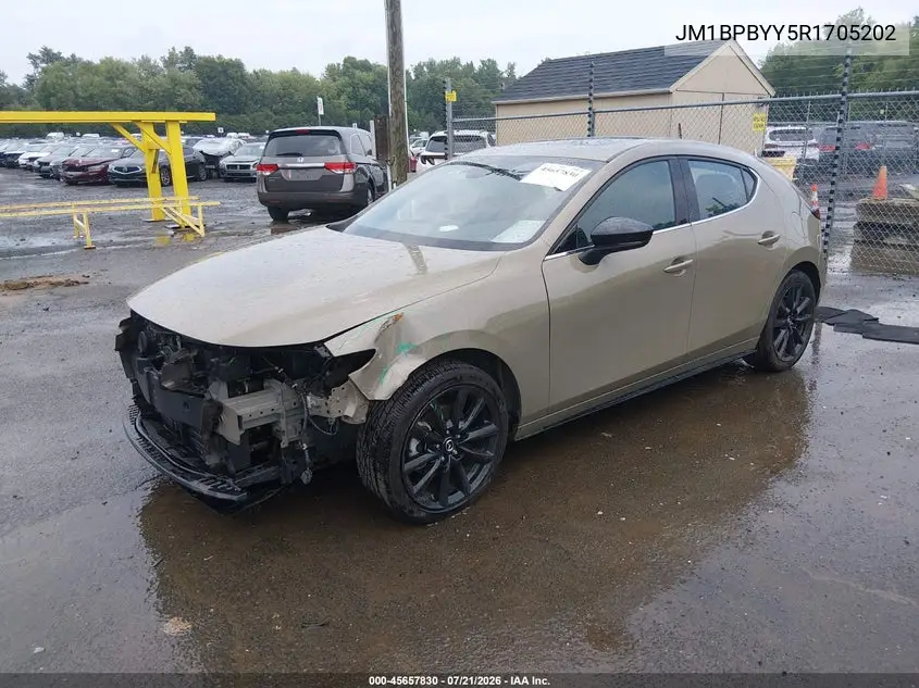 2024 Mazda Mazda3 2.5 Carbon Turbo VIN: JM1BPBYY5R1705202 Lot: 45657830