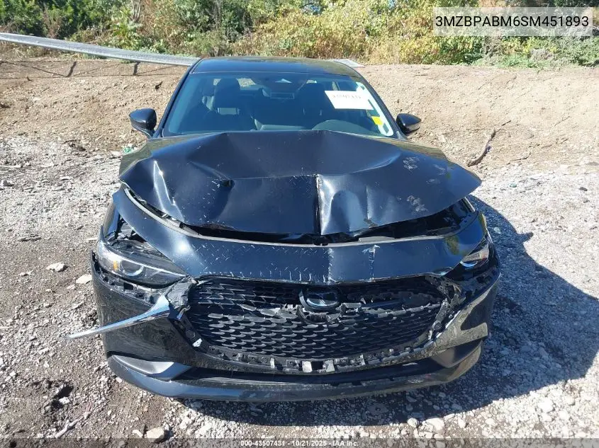 3MZBPABM6SM451893 2025 Mazda Mazda3 2.5 S Select Sport