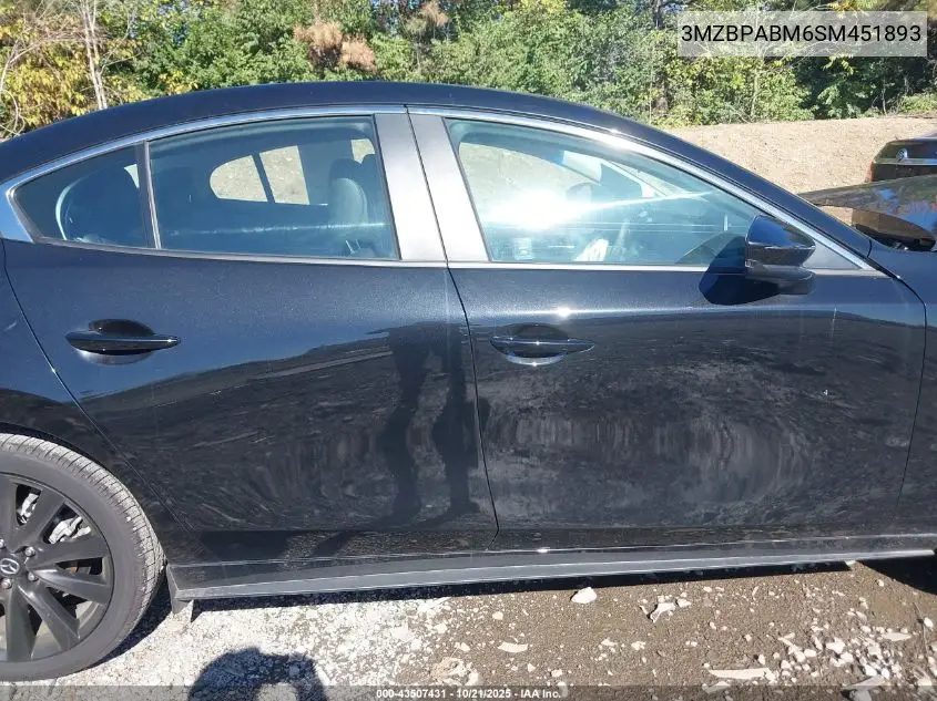 3MZBPABM6SM451893 2025 Mazda Mazda3 2.5 S Select Sport