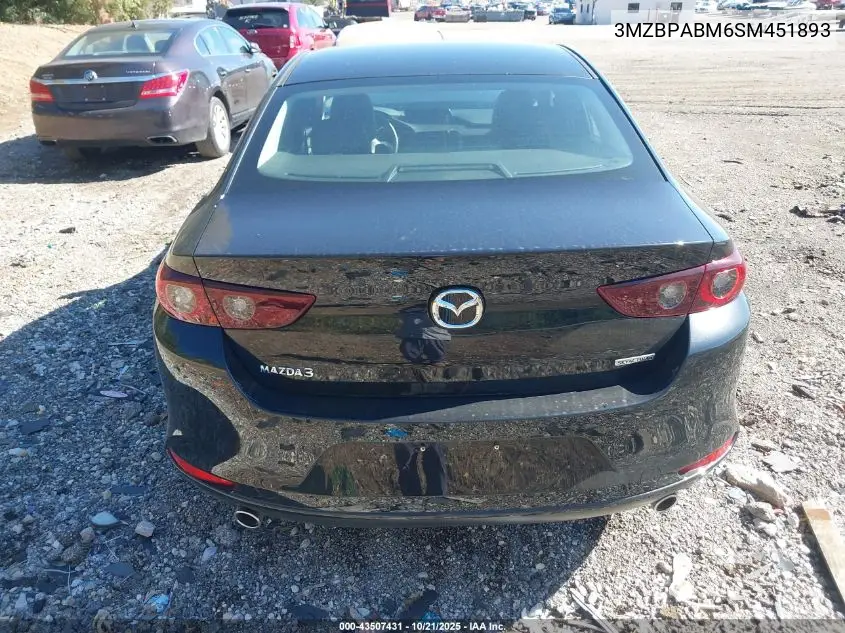 3MZBPABM6SM451893 2025 Mazda Mazda3 2.5 S Select Sport