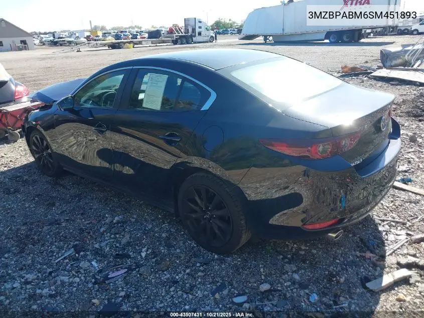 3MZBPABM6SM451893 2025 Mazda Mazda3 2.5 S Select Sport