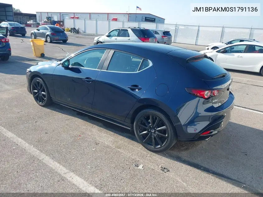 2025 Mazda Mazda3 2.5 S Select Sport VIN: JM1BPAKM0S1791136 Lot: 45602557