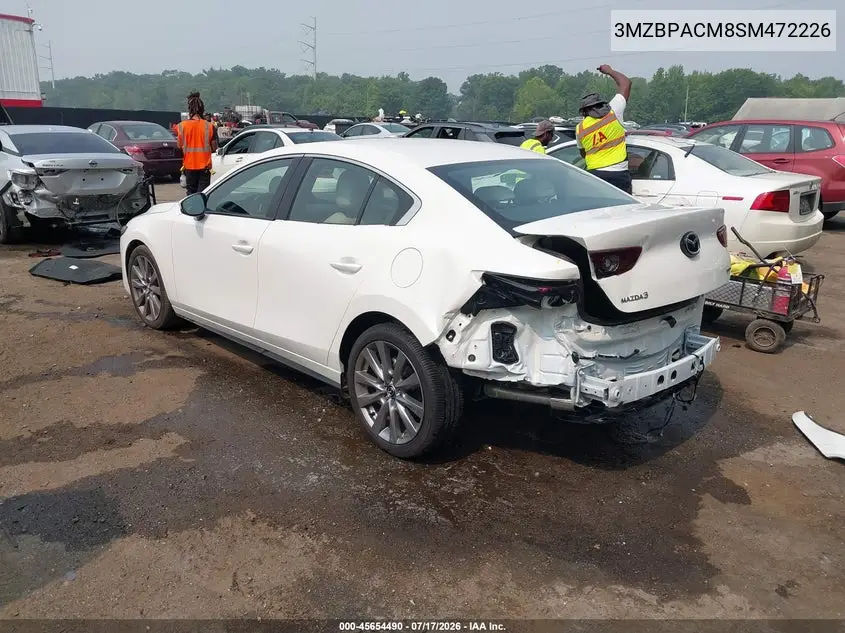 2025 Mazda Mazda3 2.5 S Preferred VIN: 3MZBPACM8SM472226 Lot: 45654490