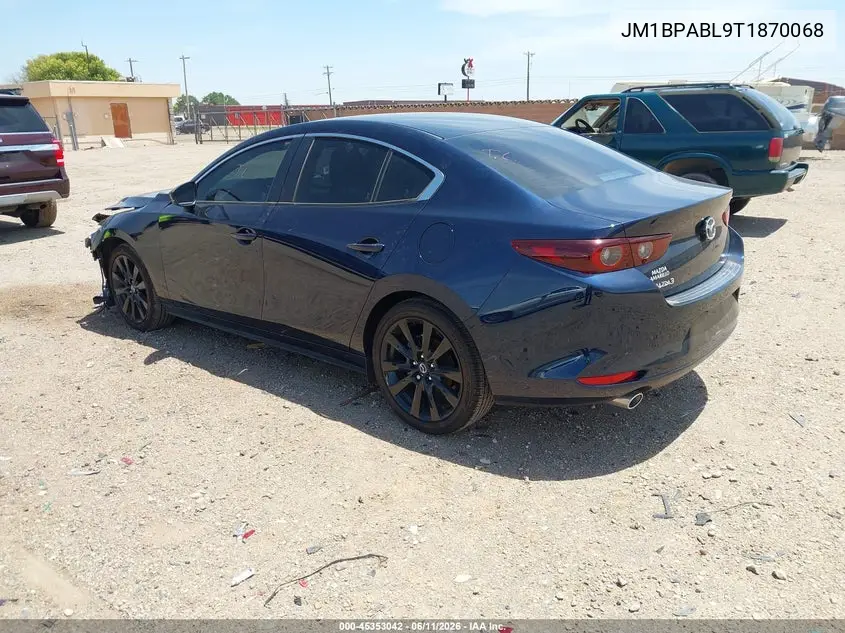 2026 Mazda Mazda3 2.5 S Select Sport VIN: JM1BPABL9T1870068 Lot: 45353042