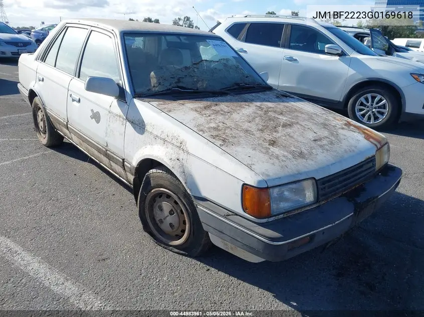 1986 Mazda 323 VIN: JM1BF2223G0169618 Lot: 44983961